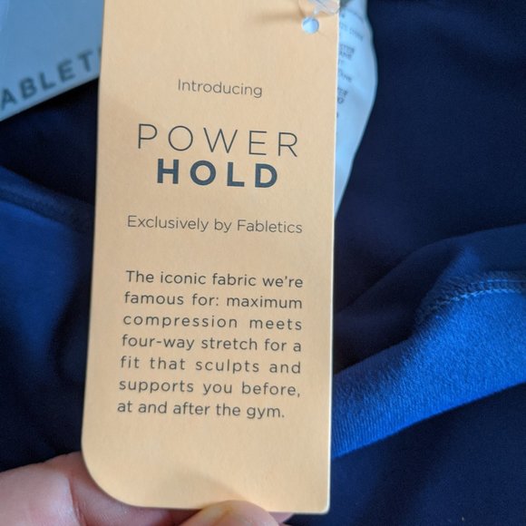 NWT, Fabletics Women's Brogan Mesh Capri, L - Picture 6 of 8